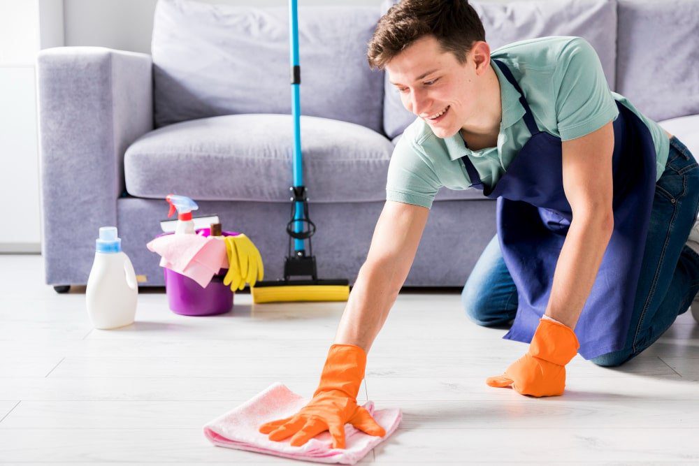 Clean a Dirty Tile Floor with Baking Soda