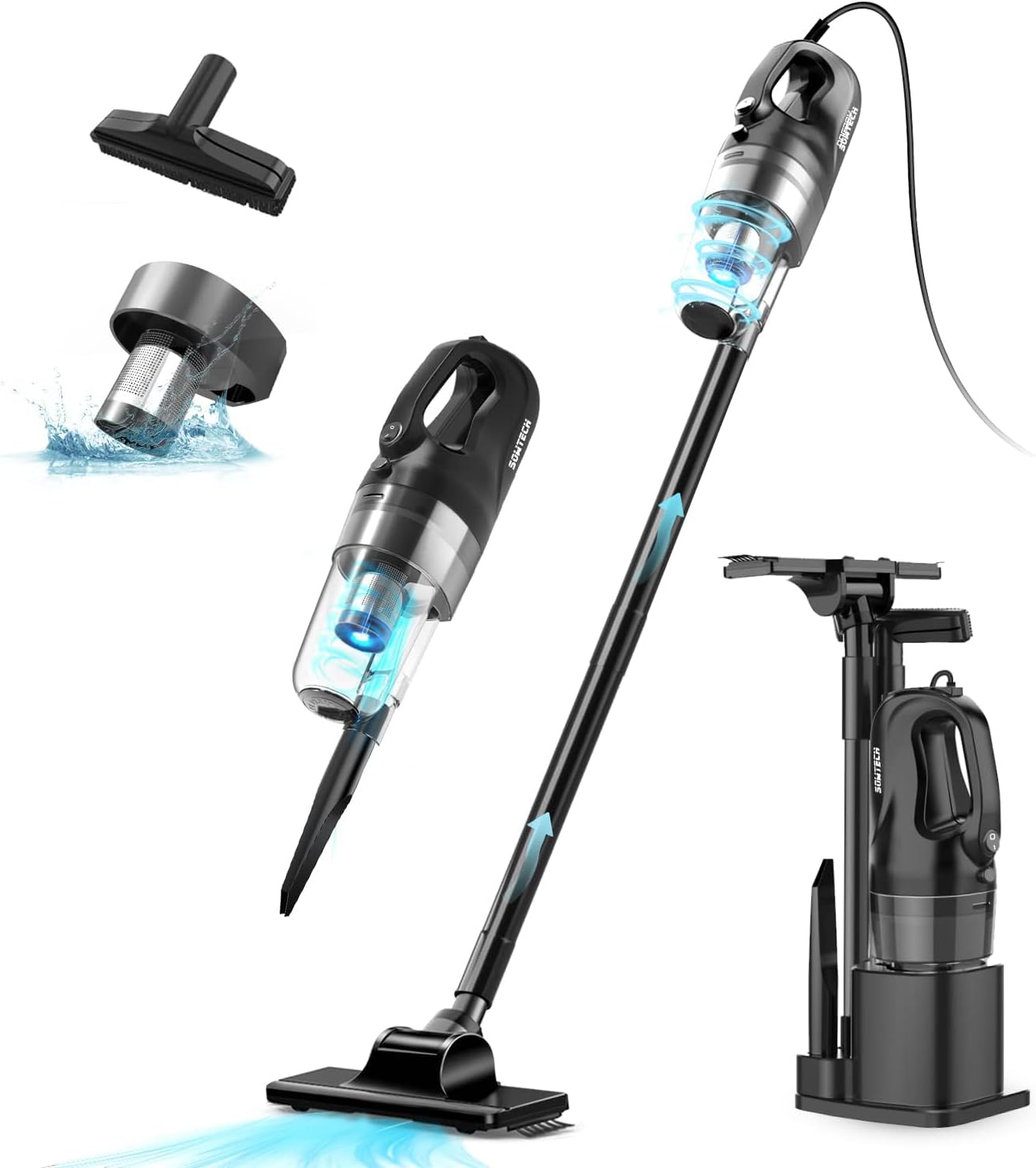 SOWTECH Corded Stick Vacuum Cleaner